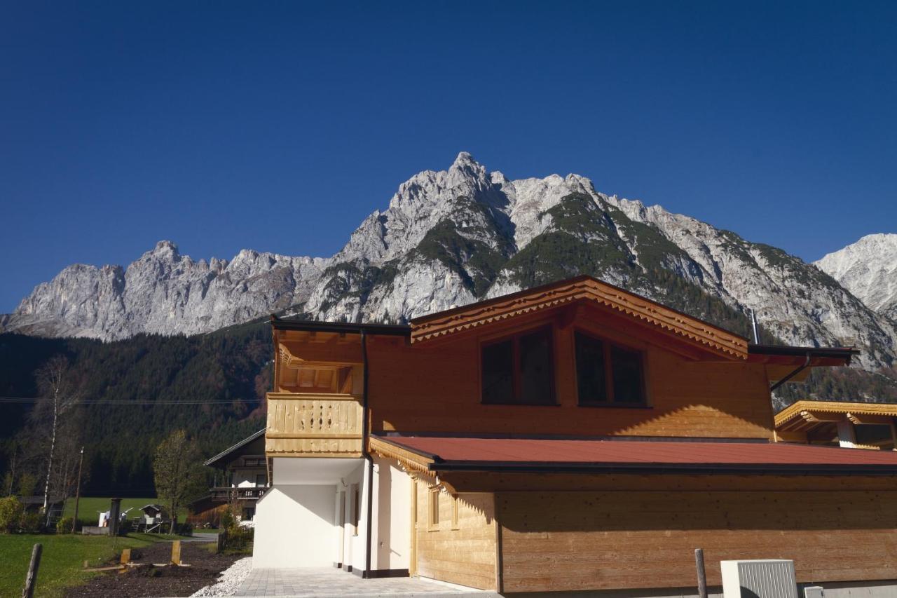 Alpenchalet Im Leutaschtal Bagian luar foto