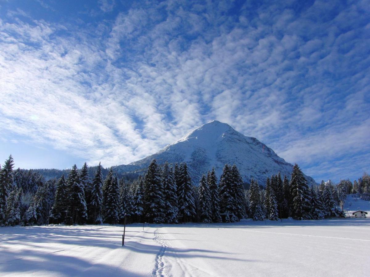 Alpenchalet Im Leutaschtal Bagian luar foto