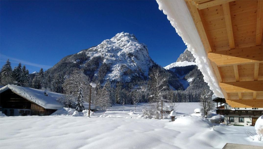 Alpenchalet Im Leutaschtal Bagian luar foto