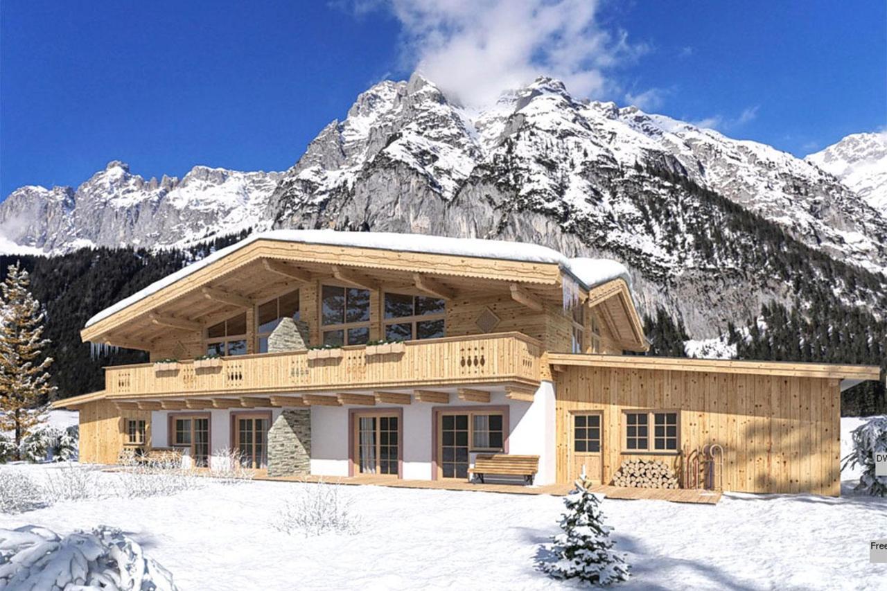 Alpenchalet Im Leutaschtal Bagian luar foto