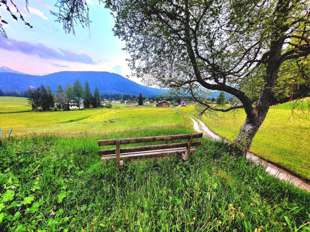 Alpenchalet Im Leutaschtal Bagian luar foto