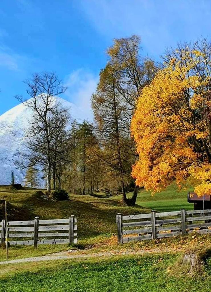 Alpenchalet Im Leutaschtal Bagian luar foto